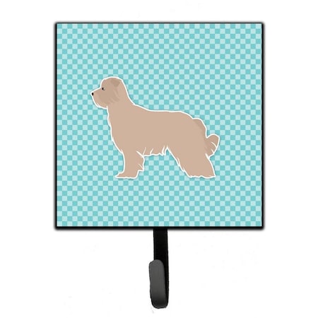 Micasa Pyrenean Shepherd Checkerboard Blue Leash or Key Holder MI227574